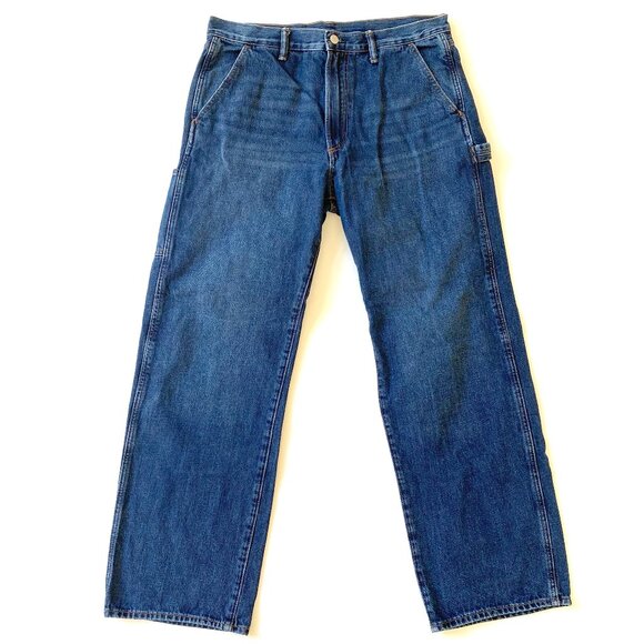 GAP Other - Gap Mens 90s Loose Carpenter Jeans 33x32 Relaxed Fit Dark Wash